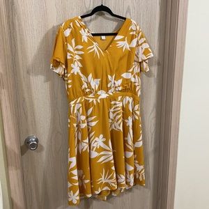 Old Navy XL Mustard Dress
